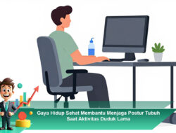 Gaya Hidup Sehat Membantu Menjaga Postur Tubuh Saat Aktivitas Duduk Lama