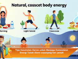 Tips Kesehatan Harian untuk Menjaga Konsistensi Energi Tubuh Alami Sepanjang Hari Penuh
